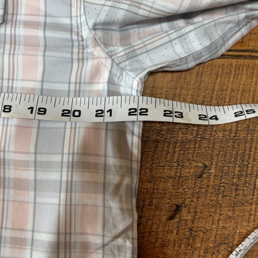 NWT Huk Performance Fishing Mens Tide Point Woven Plaid Long Sleeve Shirt Medium - Picture 11 of 11